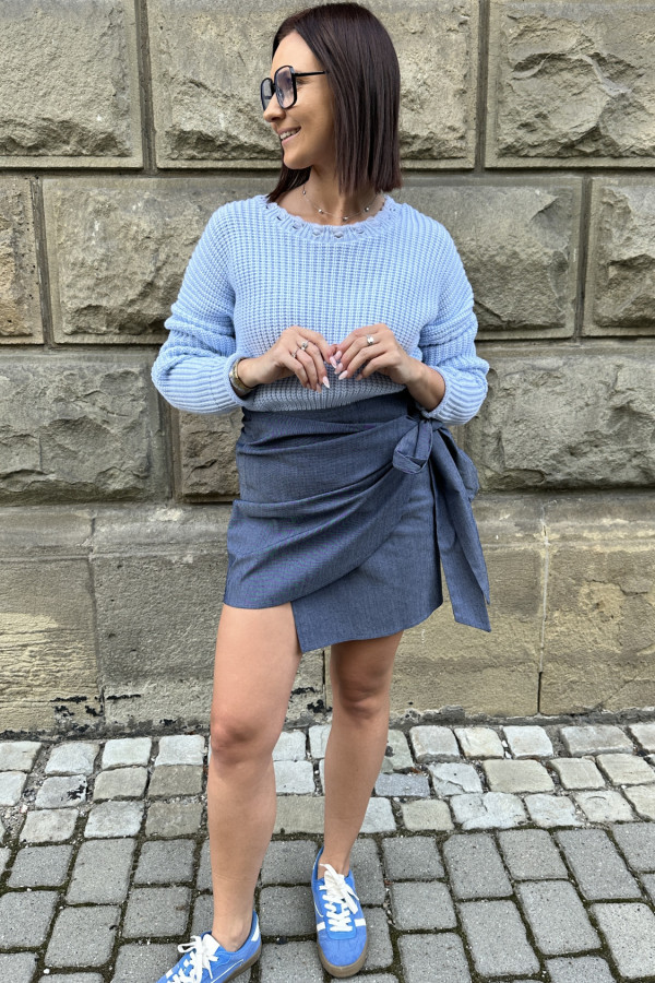 SWETER AMARA BŁĘKITNY 5