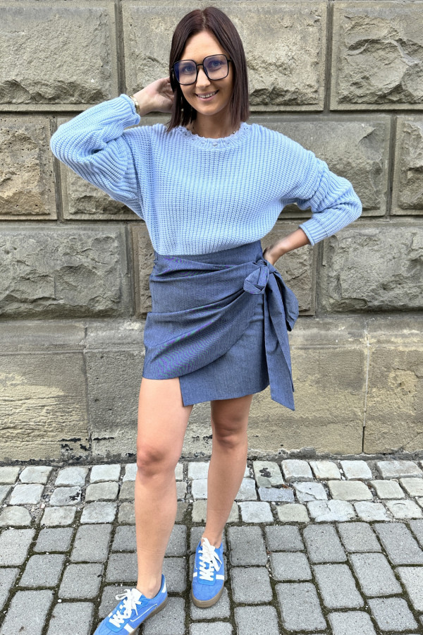 SWETER AMARA BŁĘKITNY 6