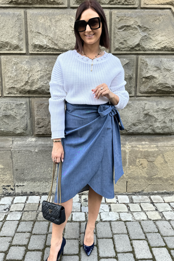 SWETER AMARA BIAŁY 3
