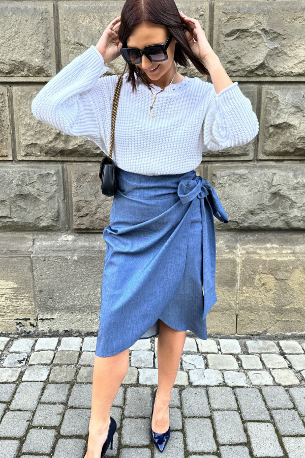 SWETER AMARA BIAŁY 4