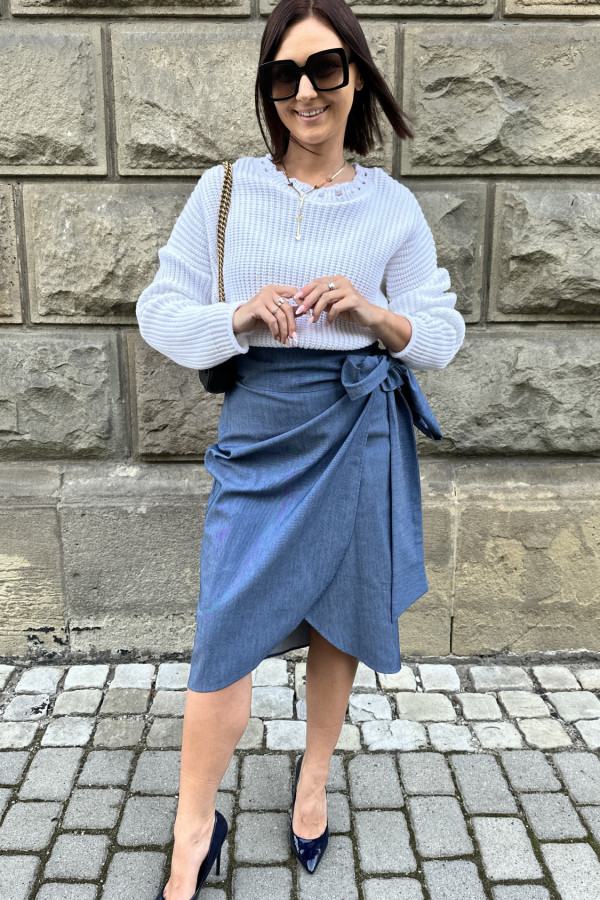 SWETER AMARA BIAŁY 5