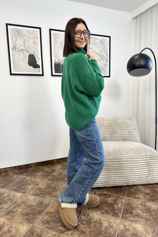 SPODNIE JEANSOWE WIDE LEG QUEEN HEARTS NIEBIESKIE 4
