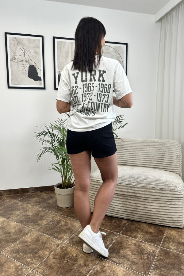 T-SHIRT BAWEŁNIANY 1968 BIAŁY 2
