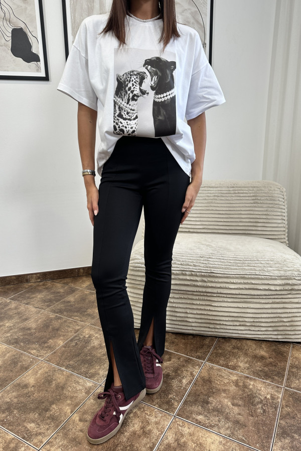 T-SHIRT LAMPART I PANTERA BIAŁA PERŁY 5