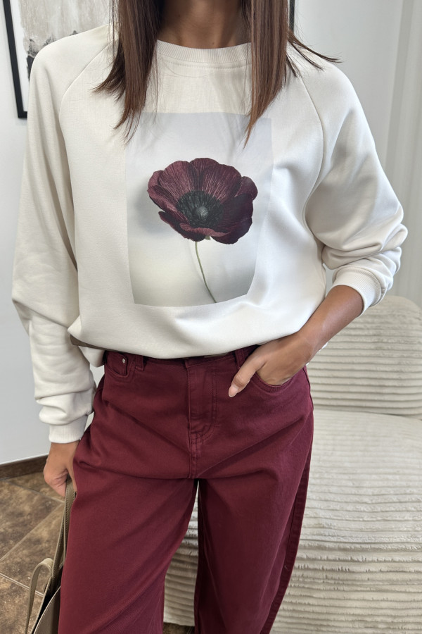 BLUZA MAK ECRU