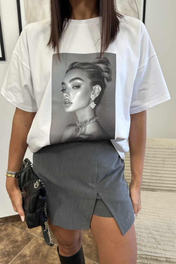 T-SHIRT LIZZI BIAŁY
