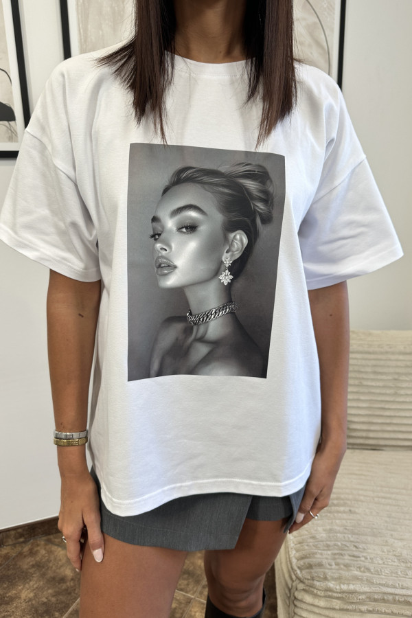 T-SHIRT LIZZI BIAŁY 6