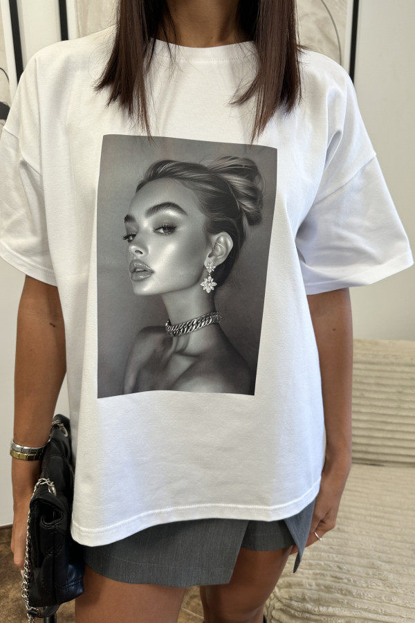 T-SHIRT LIZZI BIAŁY 7