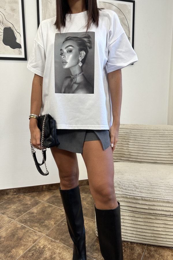 T-SHIRT LIZZI BIAŁY 10