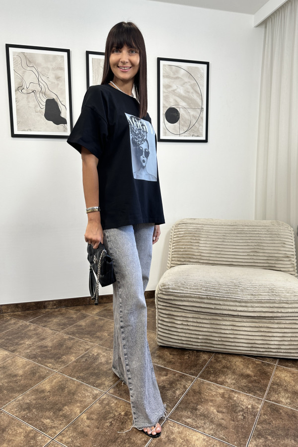 T-SHIRT VOGUE CZARNY 9