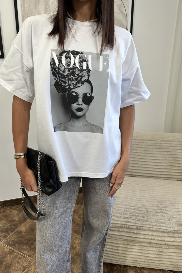 T-SHIRT VOGUE BIAŁY 6