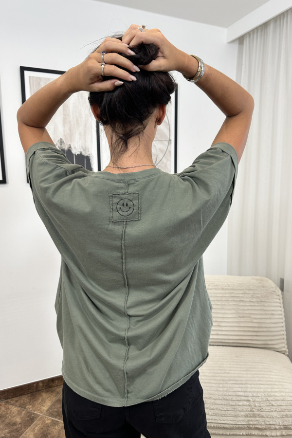 T-SHIRT SANTIAGO OVERSIZE KHAKI 2