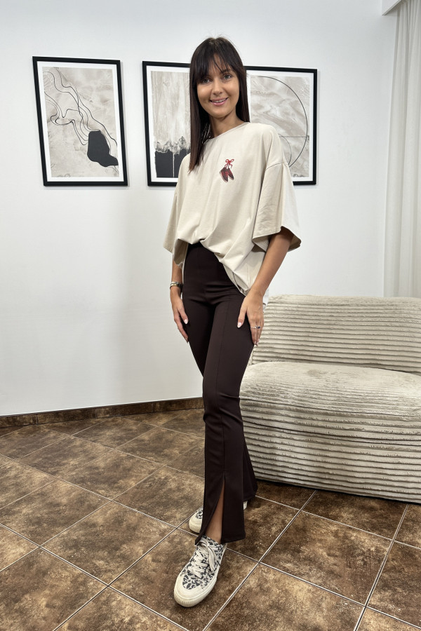 T-SHIRT OVERSIZE ECRU SNEAKERS 5