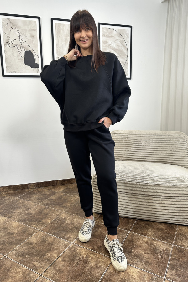 KOMPLET DRESOWY CASUAL CZARNY