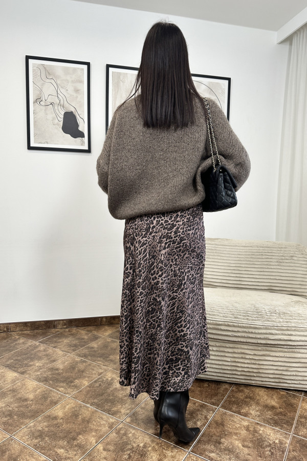 SPÓDNICA MERLOTTE W PANTERKĘ 3