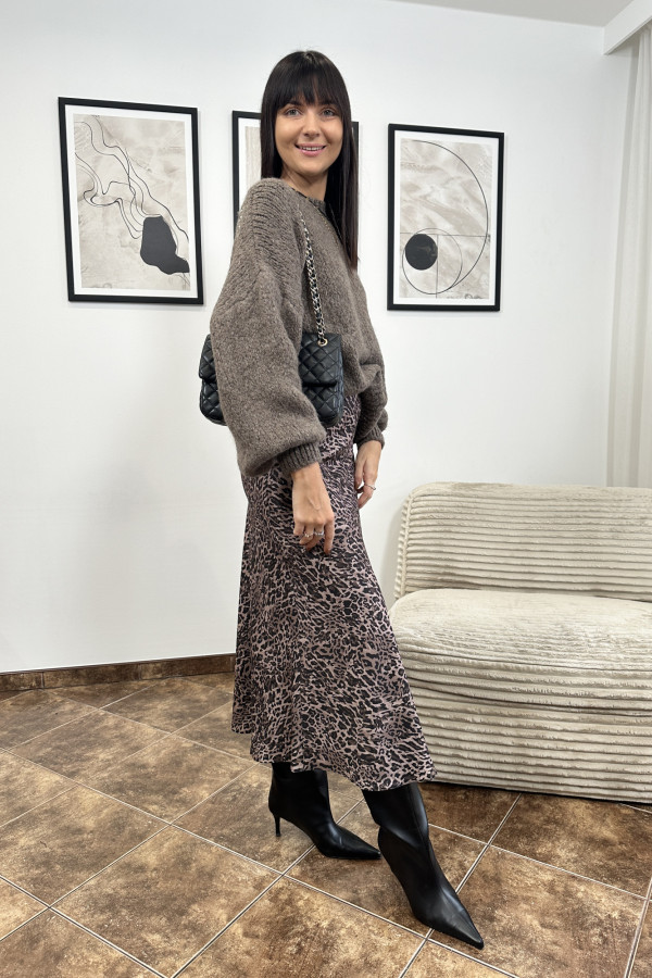 SPÓDNICA MERLOTTE W PANTERKĘ 4