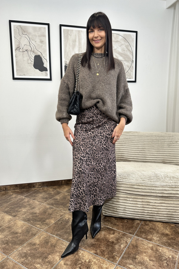 SPÓDNICA MERLOTTE W PANTERKĘ 6