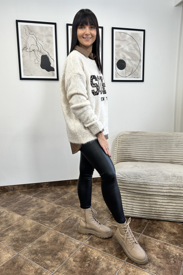 SPODNIE WOSKOWANE HOLBORN CZARNE 9