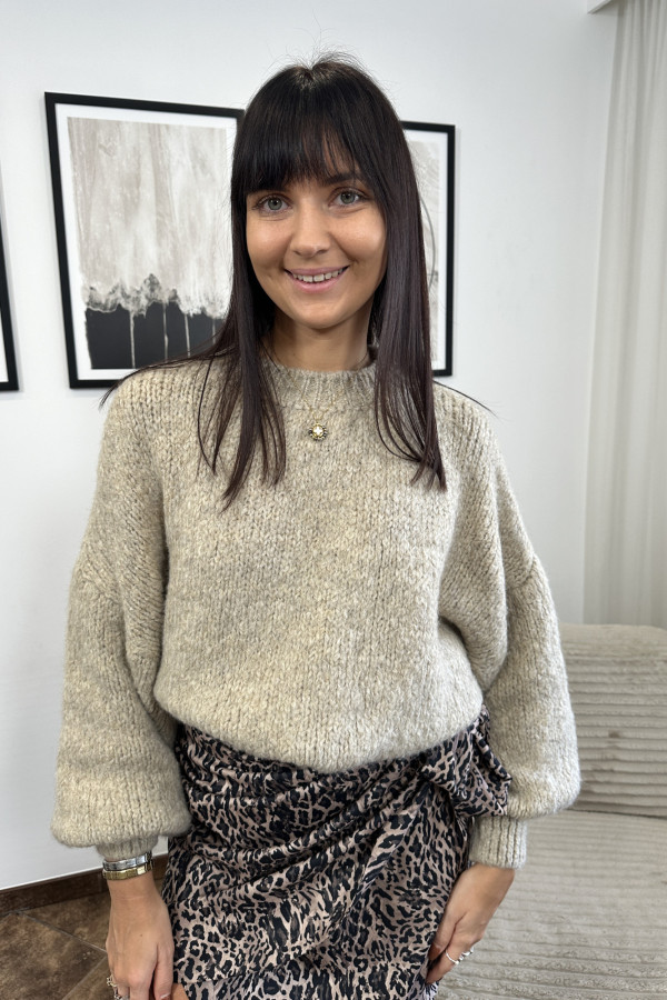 SWETER GINNY BEŻOWY 6