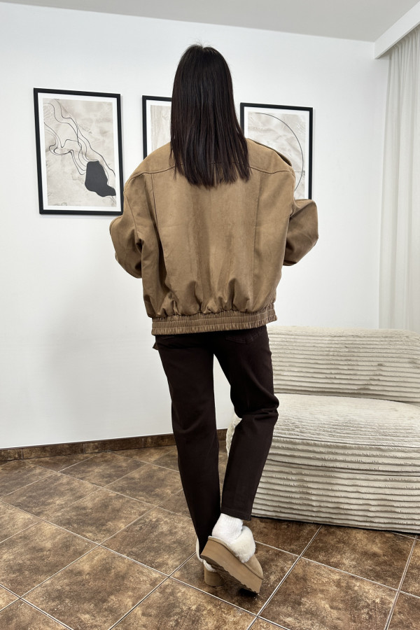 SPODNIE JEANSOWE KATE CZEKOLADA 9