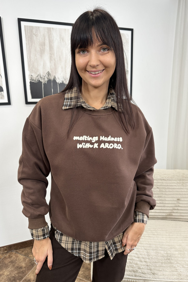 BLUZA ARORO BRĄZOWA 9