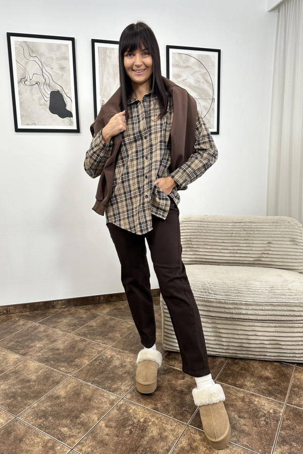 BLUZA ARORO BRĄZOWA 10