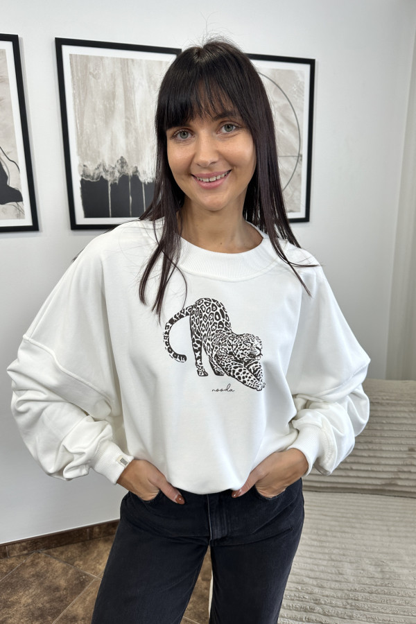 BLUZA PANTHER BIAŁA 5
